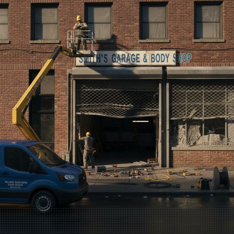 Garage Settling Repair